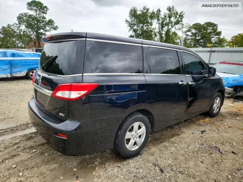 2014 Nissan Quest 3.5 Sv VIN JN8AE2KPXE9106751 фото 3