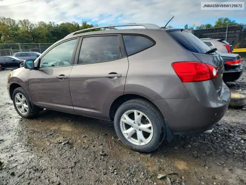 2008 Nissan Rogue S VIN JN8AS58V88W129872 фото 2