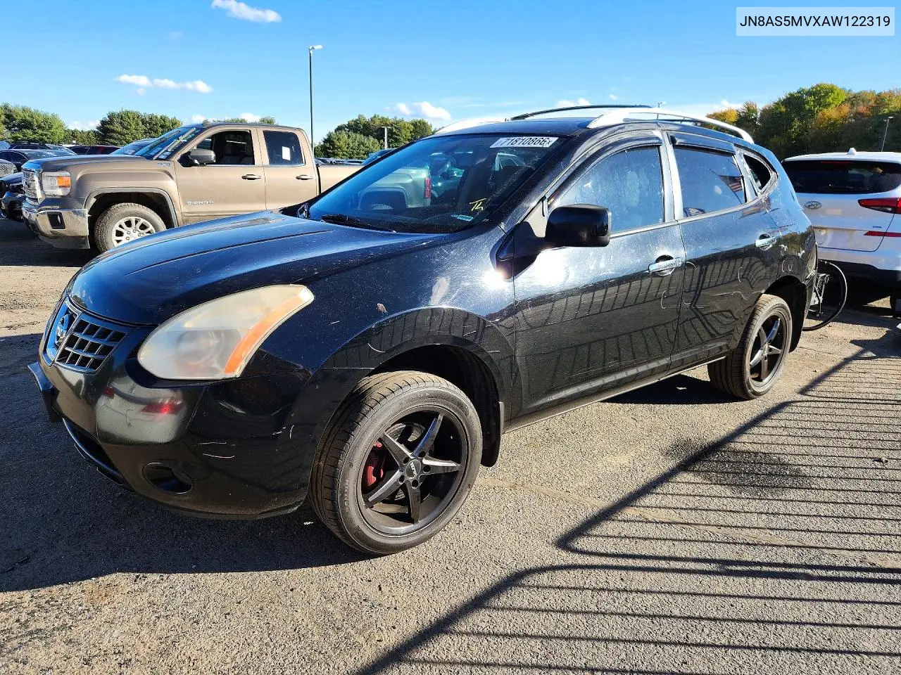 2010 Nissan Rogue S VIN JN8AS5MVXAW122319 фото 1