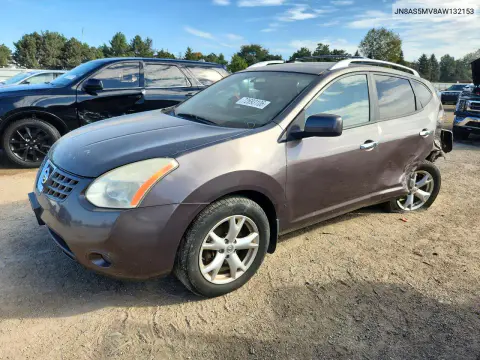 JN8AS5MV8AW132153 — 2010 Nissan Rogue, Задняя часть, фото до ремонта