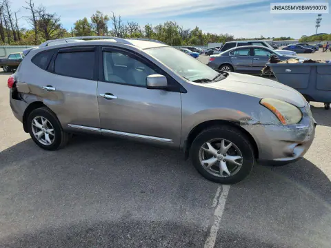 2011 Nissan Rogue S VIN JN8AS5MV8BW690070 фото 4