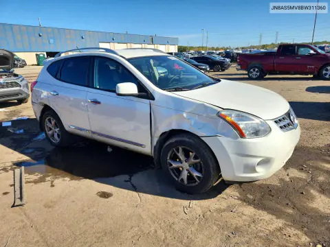 2011 Nissan Rogue S VIN JN8AS5MV8BW311360 фото 4