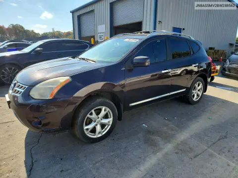 JN8AS5MV2BW288562 — 2011 Nissan Rogue, Сторона, фото до ремонта