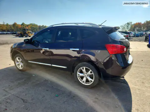 2011 Nissan Rogue S VIN JN8AS5MV2BW288562 фото 2