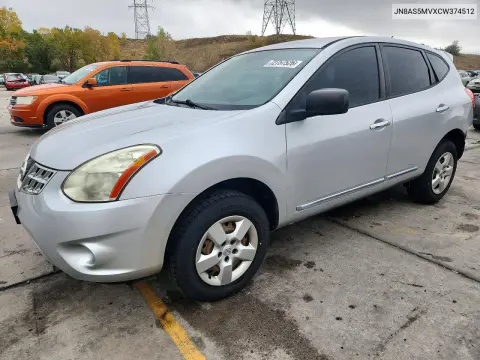 JN8AS5MVXCW374512 — 2012 Nissan Rogue, Задняя часть, фото до ремонта