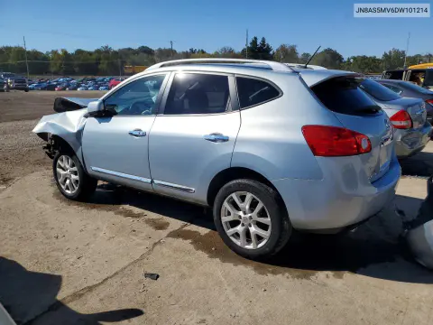 2013 Nissan Rogue S VIN JN8AS5MV6DW101214 фото 2