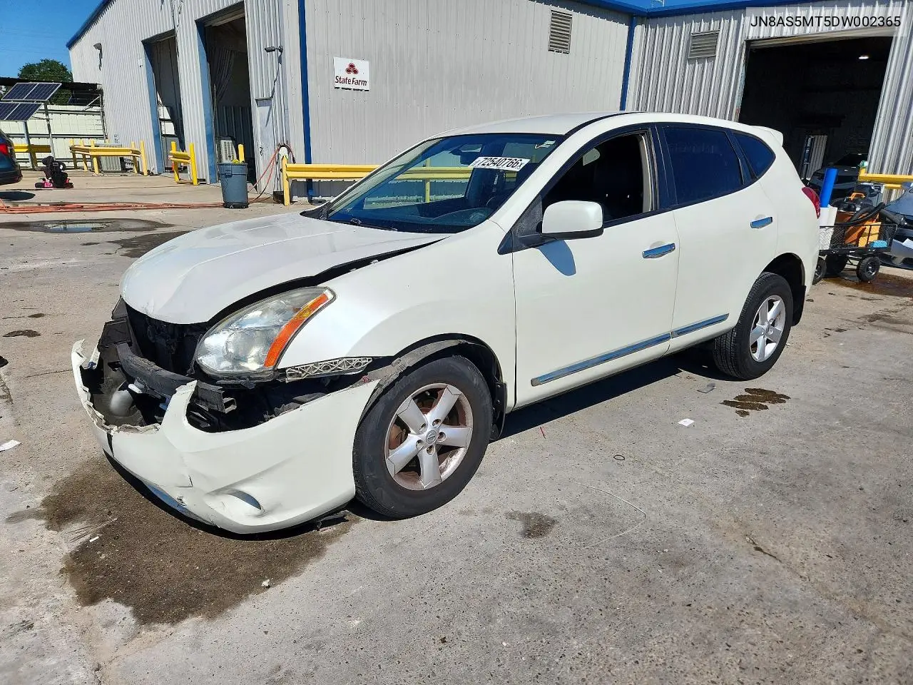 2013 Nissan Rogue S VIN JN8AS5MT5DW002365 фото 1