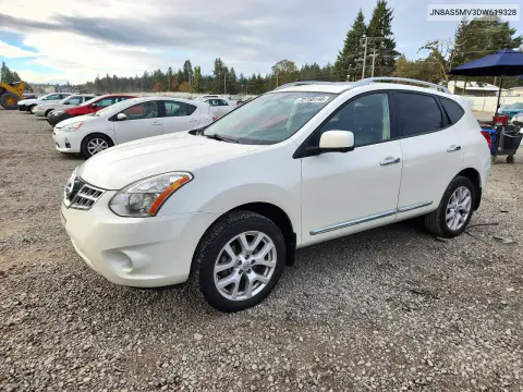 2013 Nissan Rogue S VIN JN8AS5MV3DW619328 фото 1