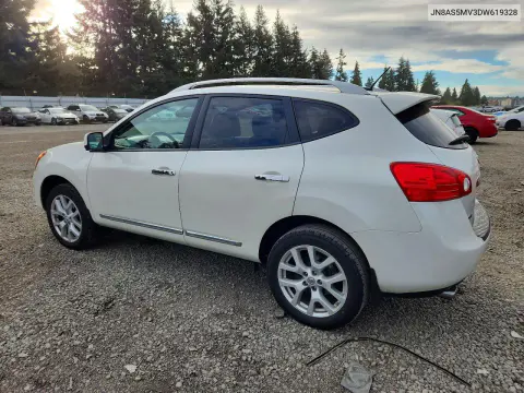 2013 Nissan Rogue S VIN JN8AS5MV3DW619328 фото 2