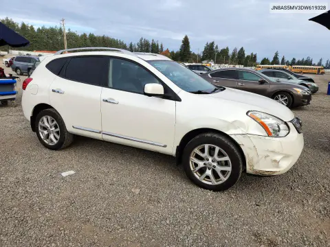 2013 Nissan Rogue S VIN JN8AS5MV3DW619328 фото 4