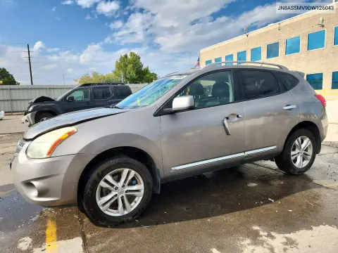 JN8AS5MV9DW126043 — 2013 Nissan Rogue, Передняя часть, фото до ремонта