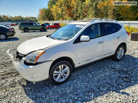JN8AS5MT7DW522664 — 2013 Nissan Rogue, Передняя часть, фото до ремонта