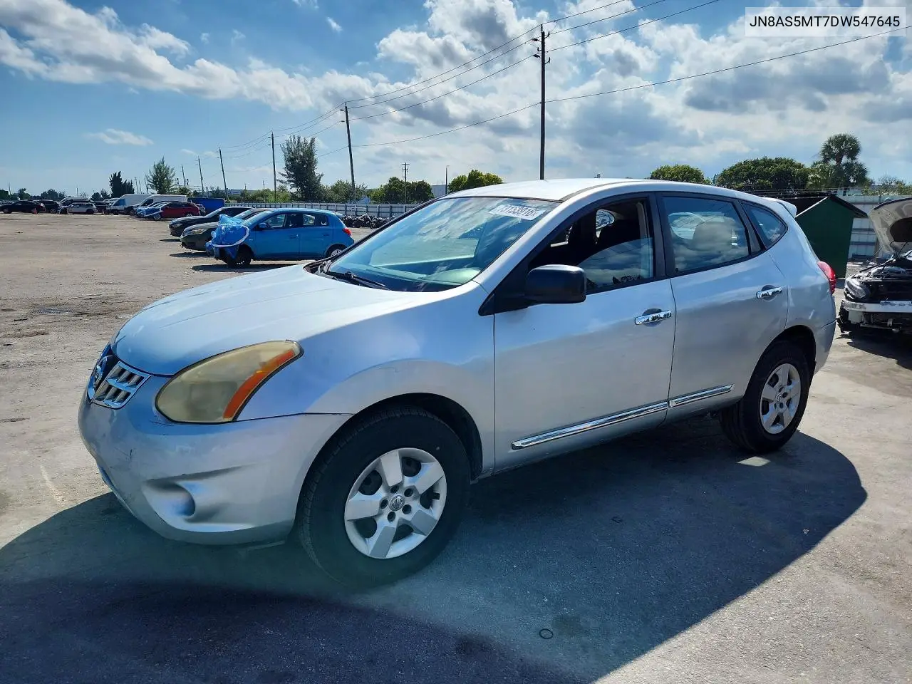 2013 Nissan Rogue S VIN JN8AS5MT7DW547645 фото 1