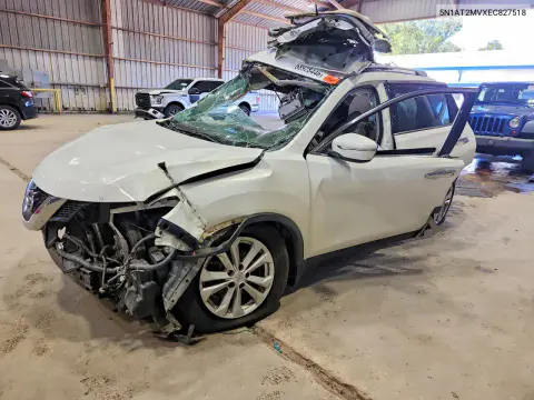 5N1AT2MVXEC827518 — 2014 Nissan Rogue, Повреждения со всех сторон, фото до ремонта