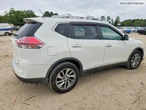 2014 Nissan Rogue Sl VIN 5N1AT2MT1EC867906 фото 3