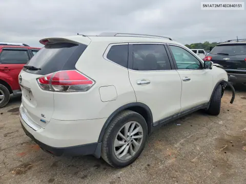 2014 Nissan Rogue Sl VIN 5N1AT2MT4EC840151 фото 3