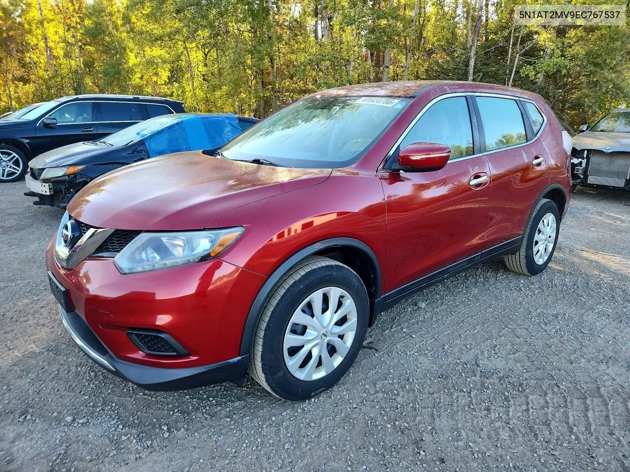 2014 Nissan Rogue S VIN 5N1AT2MV9EC767537 фото 1