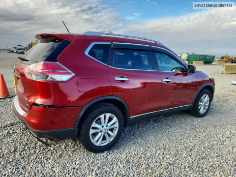 2014 Nissan Rogue Sv VIN 5N1AT2MK5EC857449 фото 3
