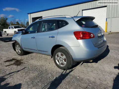 2014 Nissan Rogue Select S VIN JN8AS5MVXEW203360 фото 2