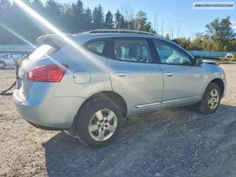 2014 Nissan Rogue Select S VIN JN8AS5MVXEW203360 фото 3