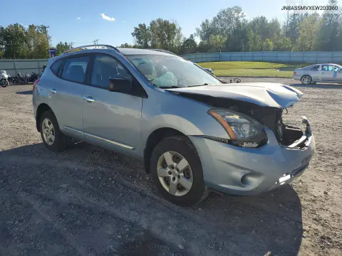 2014 Nissan Rogue Select S VIN JN8AS5MVXEW203360 фото 4