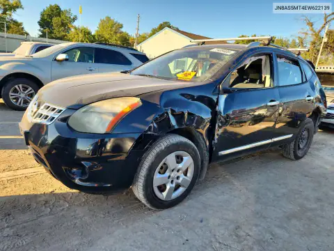 JN8AS5MT4EW622139 — 2014 Nissan Rogue, Задняя часть, фото до ремонта