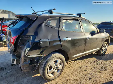 JN8AS5MT4EW622139 — 2014 Nissan Rogue, фото 3 с аукциона Copart, Задняя часть