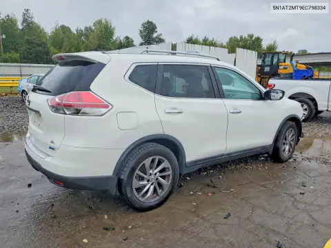 5N1AT2MT9EC798334 — 2014 Nissan Rogue, фото 3 с аукциона Copart, Передняя часть