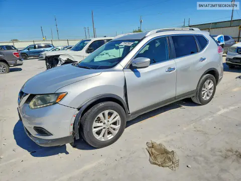 5N1AT2MT5EC826579 — 2014 Nissan Rogue, Передняя часть, фото до ремонта