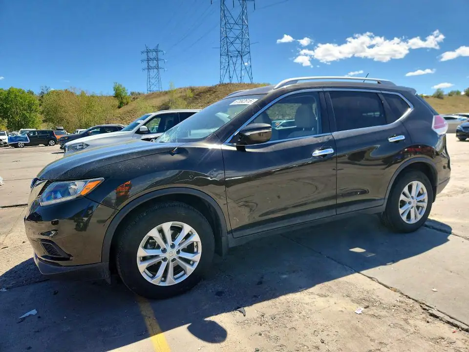 KNMAT2MV5FP545141 Nissan Rogue 2015 — повреждение Град, фото до ремонта