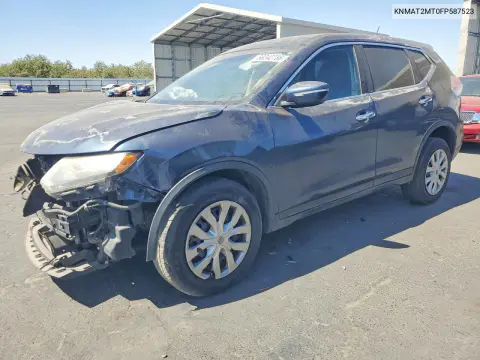 KNMAT2MT0FP587523 — 2015 Nissan Rogue, Передняя часть, фото до ремонта