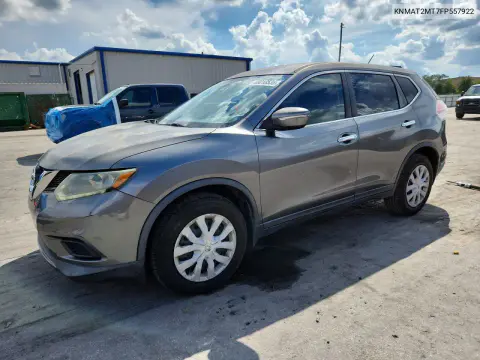 KNMAT2MT7FP557922 — 2015 Nissan Rogue, Задняя часть, фото до ремонта