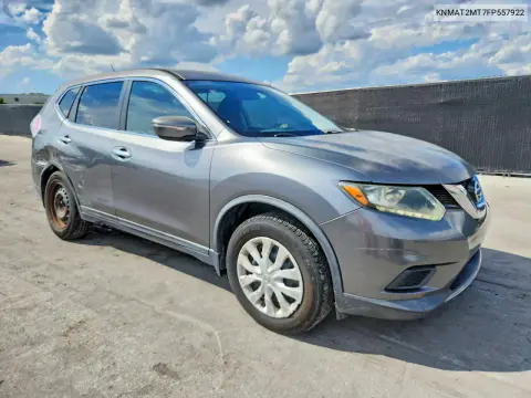 2015 Nissan Rogue S VIN KNMAT2MT7FP557922 фото 4