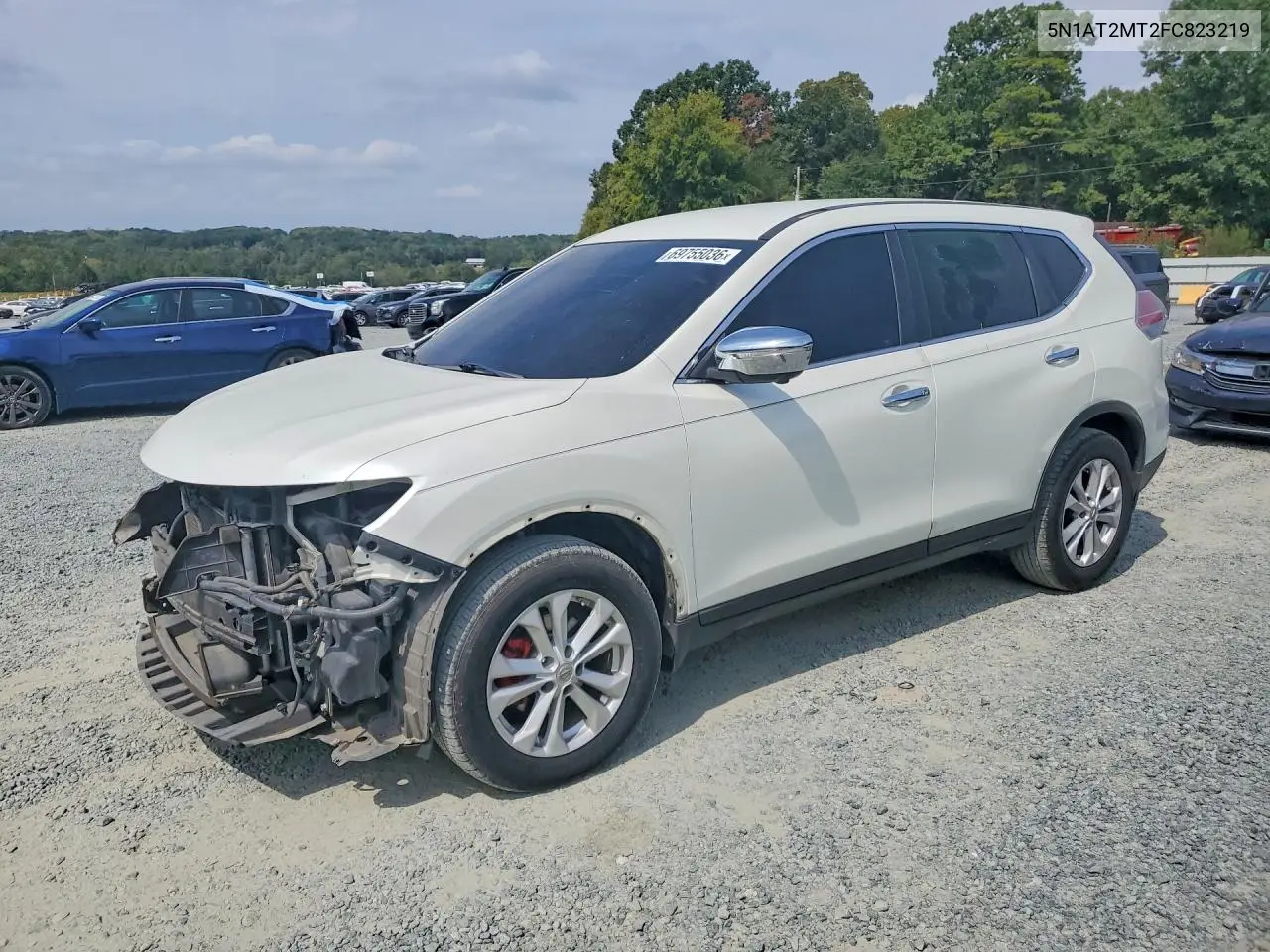 2015 Nissan Rogue Sv VIN 5N1AT2MT2FC823219 фото 1
