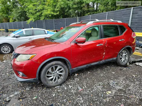 5N1AT2MV1FC892341 — 2015 Nissan Rogue, Сторона, фото до ремонта