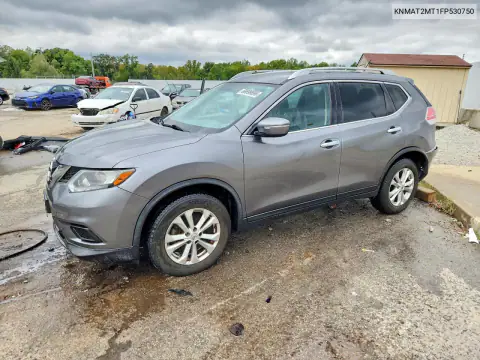 KNMAT2MT1FP530750 — 2015 Nissan Rogue, Задняя часть, фото до ремонта