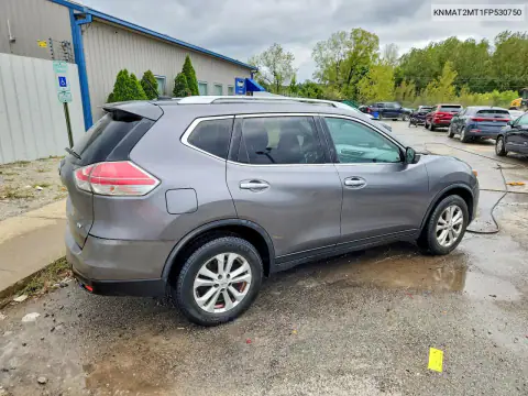 KNMAT2MT1FP530750 — 2015 Nissan Rogue, фото 3 с аукциона Copart, Задняя часть