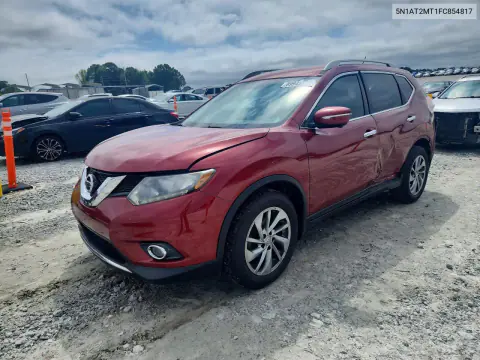 5N1AT2MT1FC854817 — 2015 Nissan Rogue, Сторона, фото до ремонта