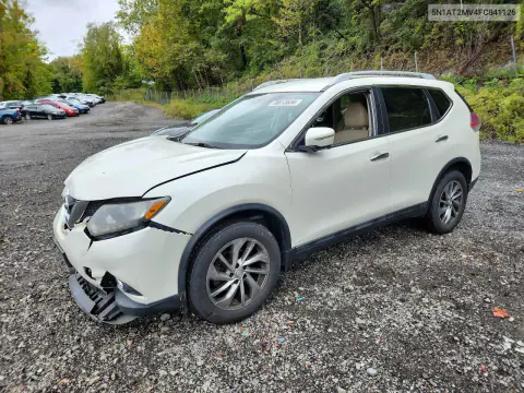 5N1AT2MV4FC841125 — 2015 Nissan Rogue, Передняя часть, фото до ремонта