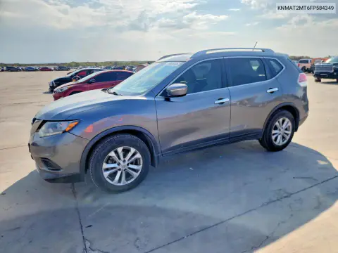 KNMAT2MT6FP584349 — 2015 Nissan Rogue, Передняя часть, фото до ремонта