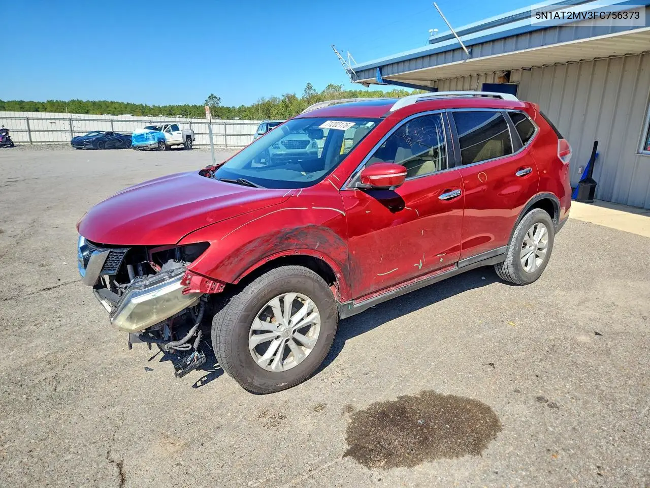 2015 Nissan Rogue Sv VIN 5N1AT2MV3FC756373 фото 1