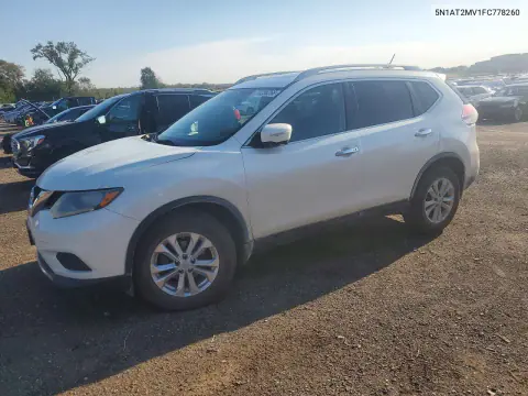 2015 Nissan Rogue Sv VIN 5N1AT2MV1FC778260 фото 1