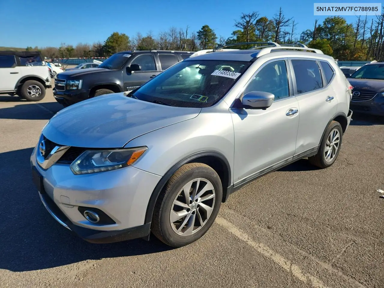 2015 Nissan Rogue Sl VIN 5N1AT2MV7FC788985 фото 1