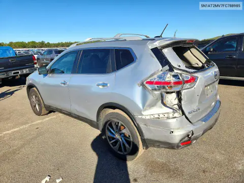 2015 Nissan Rogue Sl VIN 5N1AT2MV7FC788985 фото 2