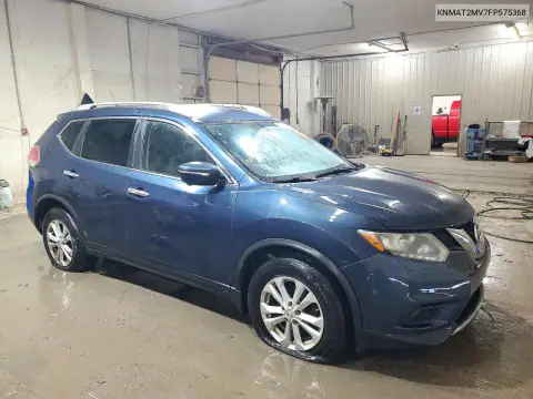 KNMAT2MV7FP575368 — 2015 Nissan Rogue, фото 4 с аукциона Copart, Передняя часть