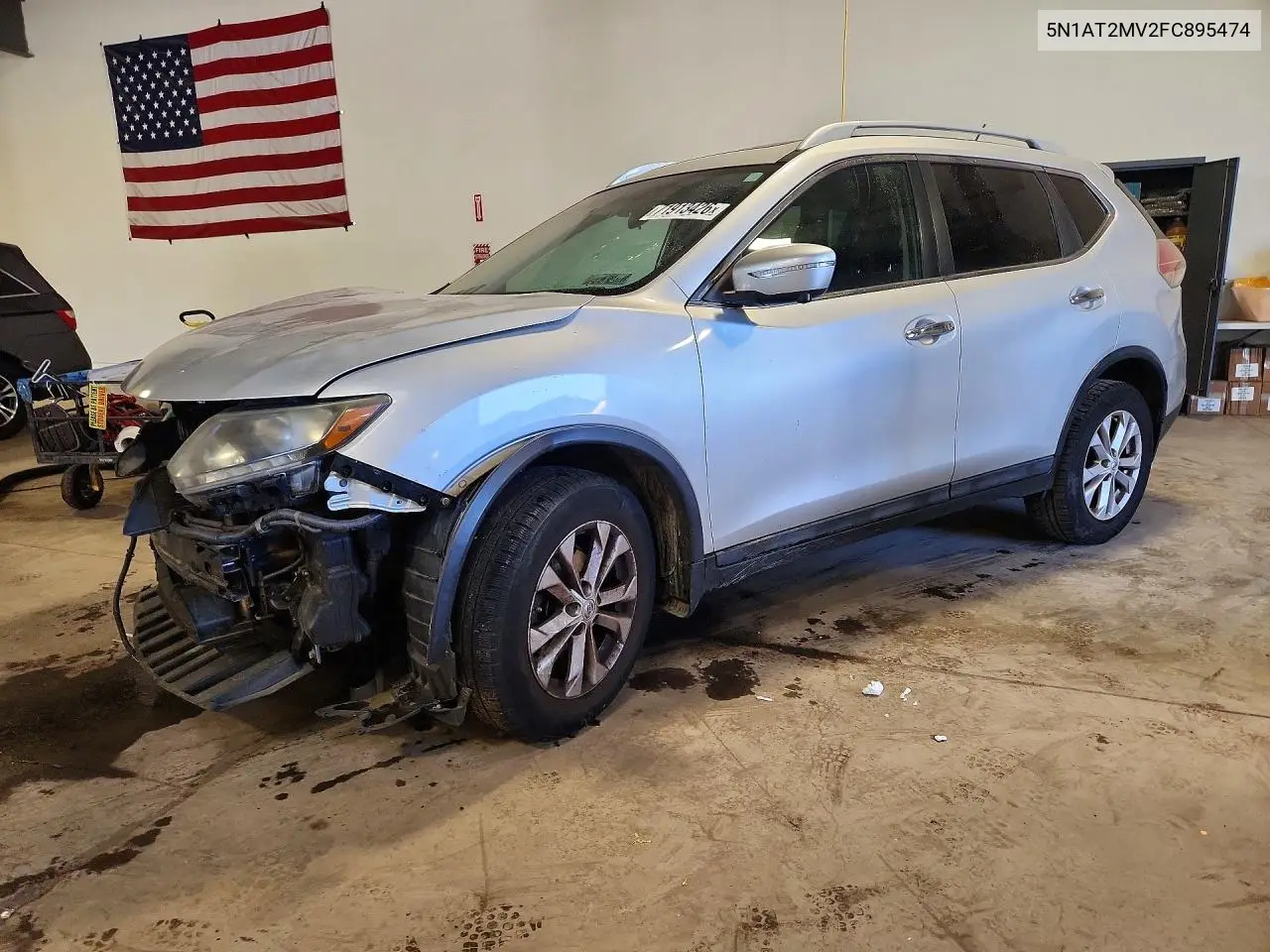 2015 Nissan Rogue Sv VIN 5N1AT2MV2FC895474 фото 1