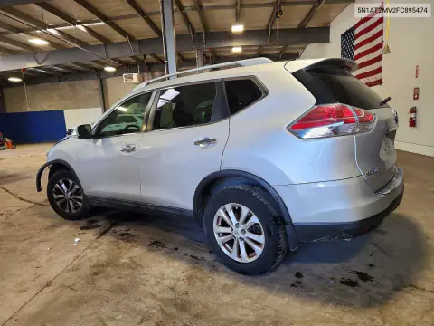 2015 Nissan Rogue Sv VIN 5N1AT2MV2FC895474 фото 2