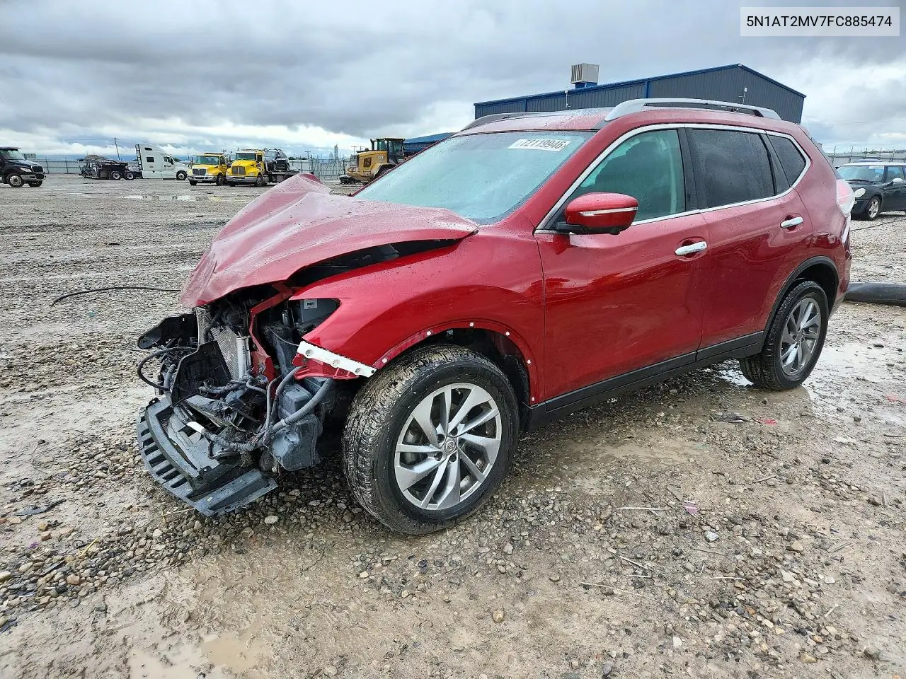 2015 Nissan Rogue Sl VIN 5N1AT2MV7FC885474 фото 1