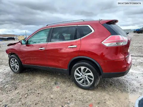 2015 Nissan Rogue Sl VIN 5N1AT2MV7FC885474 фото 2