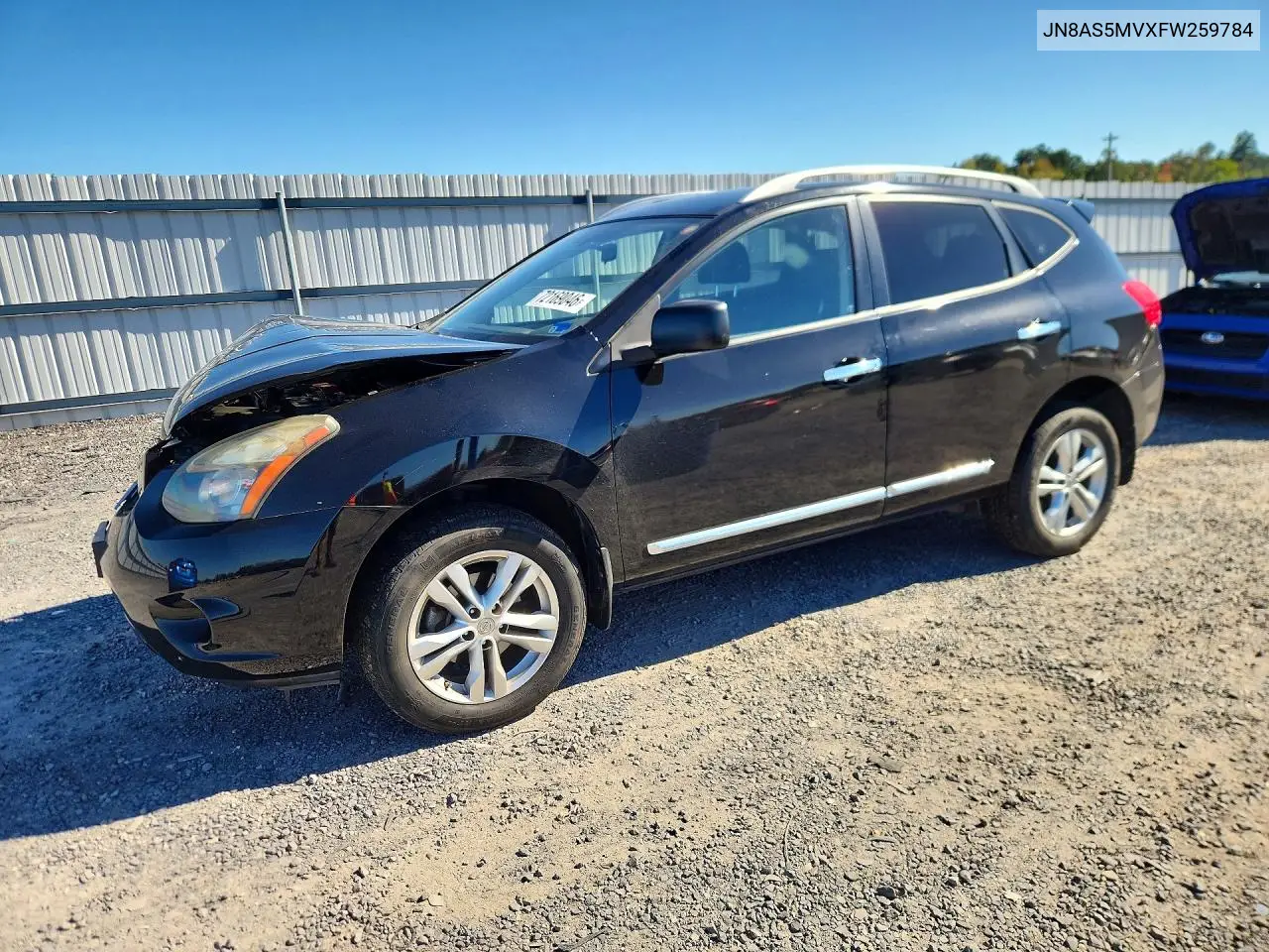 2015 Nissan Rogue Select S VIN JN8AS5MVXFW259784 фото 1